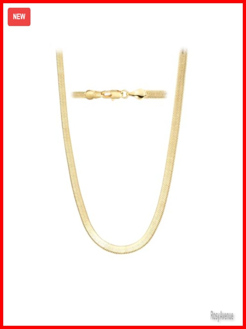 14K Gold Filled Snake Chain Necklace 4mm Unisex Dainty